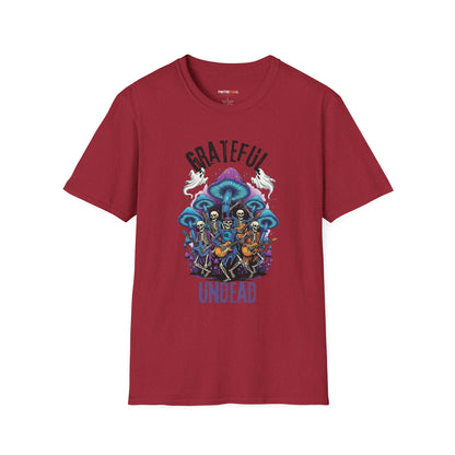 Grateful Dead Inspired Unisex T-Shirt, Softstyle Tee for Music Lovers, Psychedelic Shirt, Festival Apparel, Unique Gift Idea