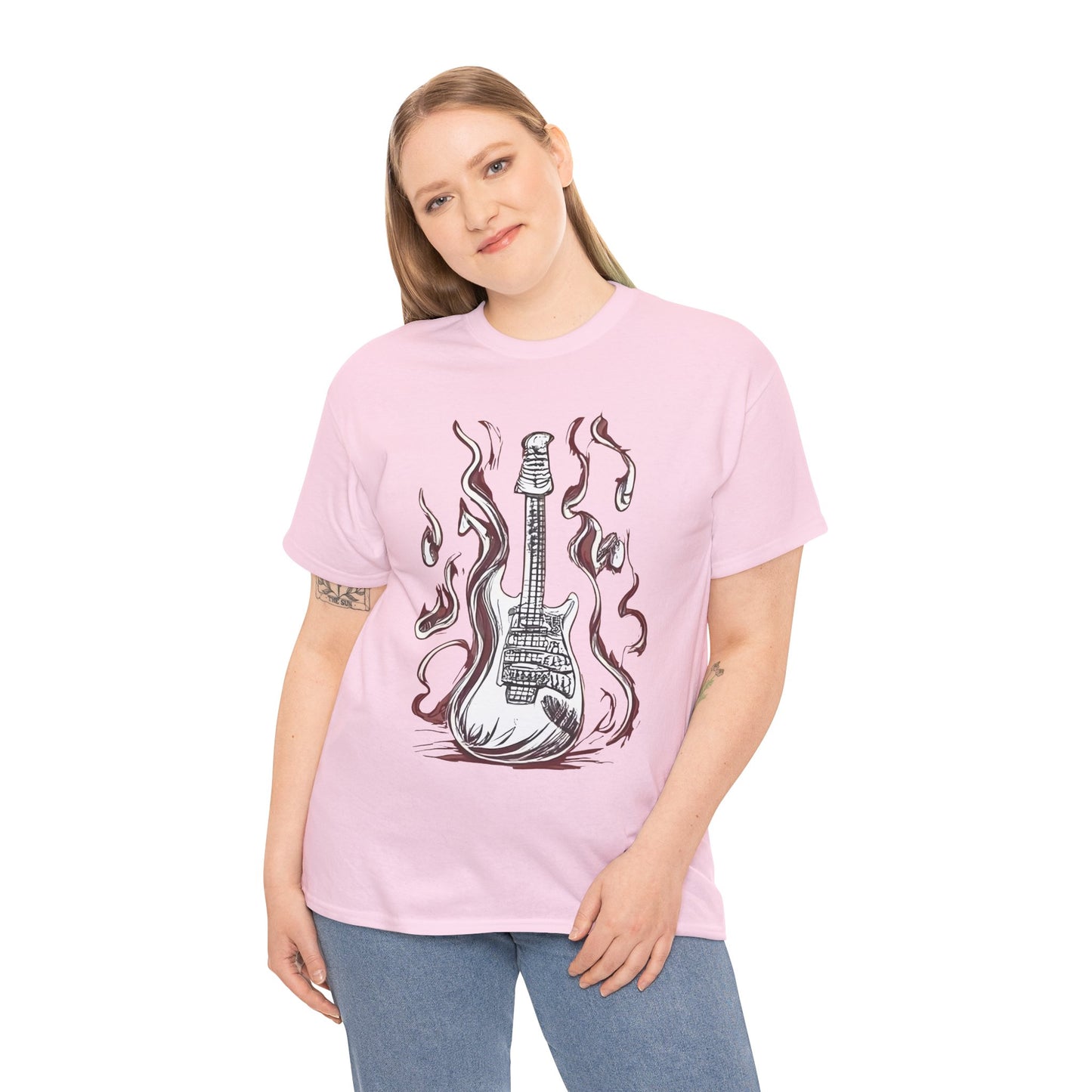 Guitar Flames Tee