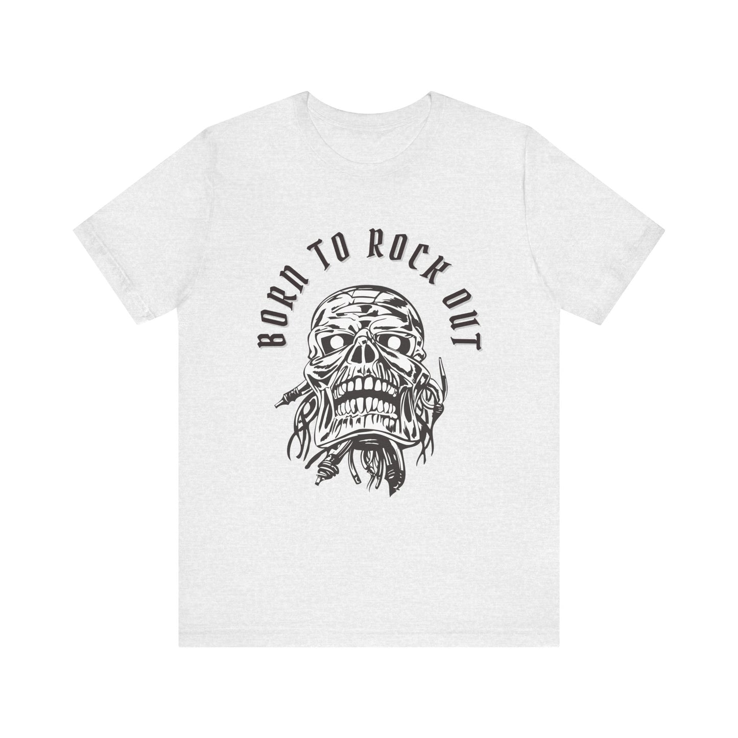 Skull Bandage Unisex Tee - Born to Rock