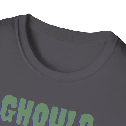 Halloween Skeleton Ghouls and Roses Band UnisexT-Shirt