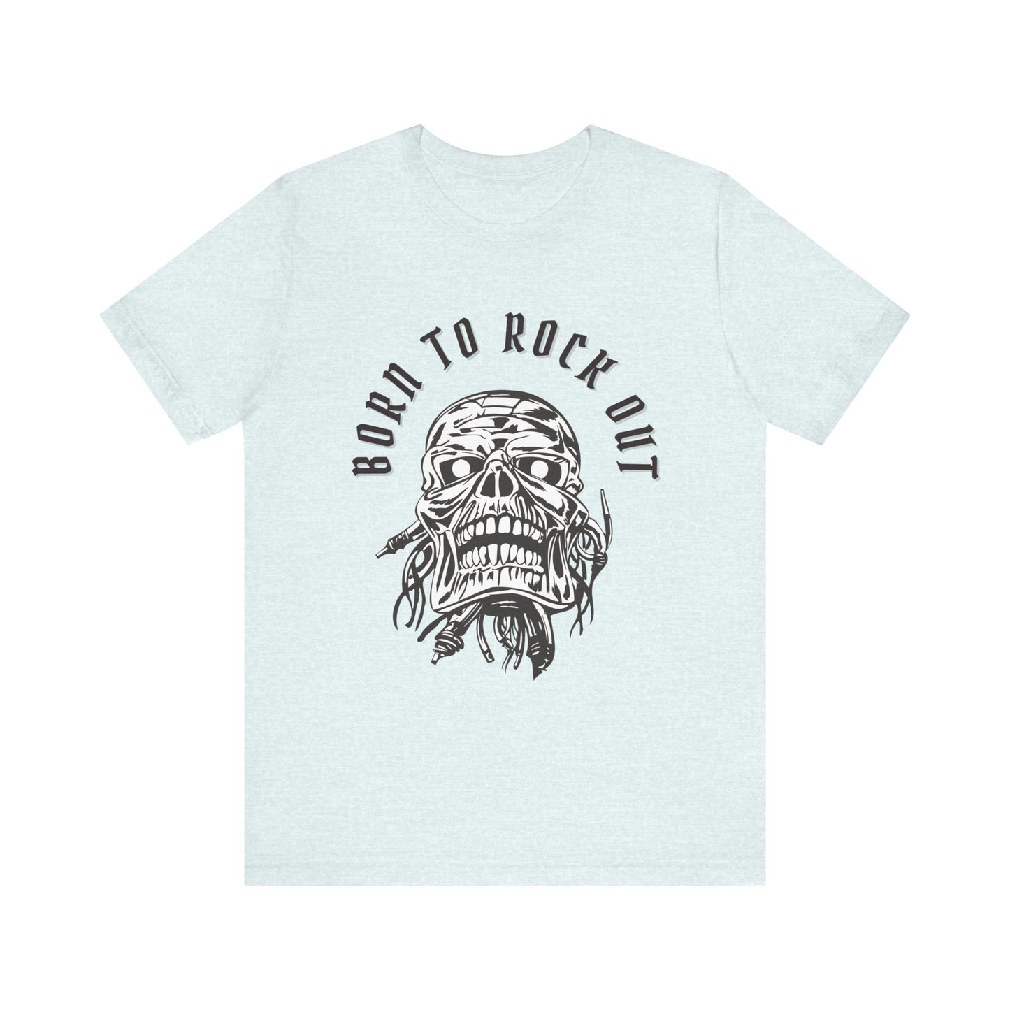 Skull Bandage Unisex Tee - Born to Rock