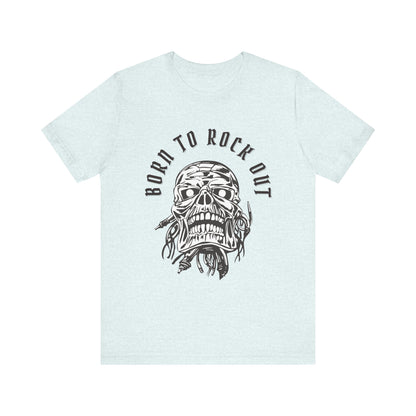 Skull Bandage Unisex Tee - Born to Rock