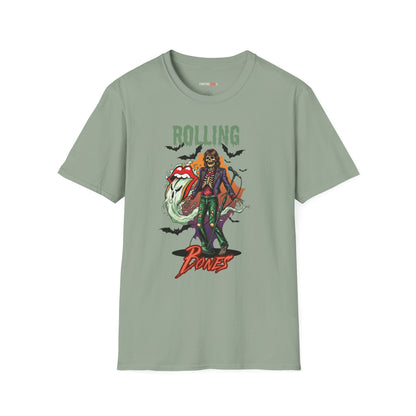 Rolling Bones Halloween Unisex softstyle T-Shirt
