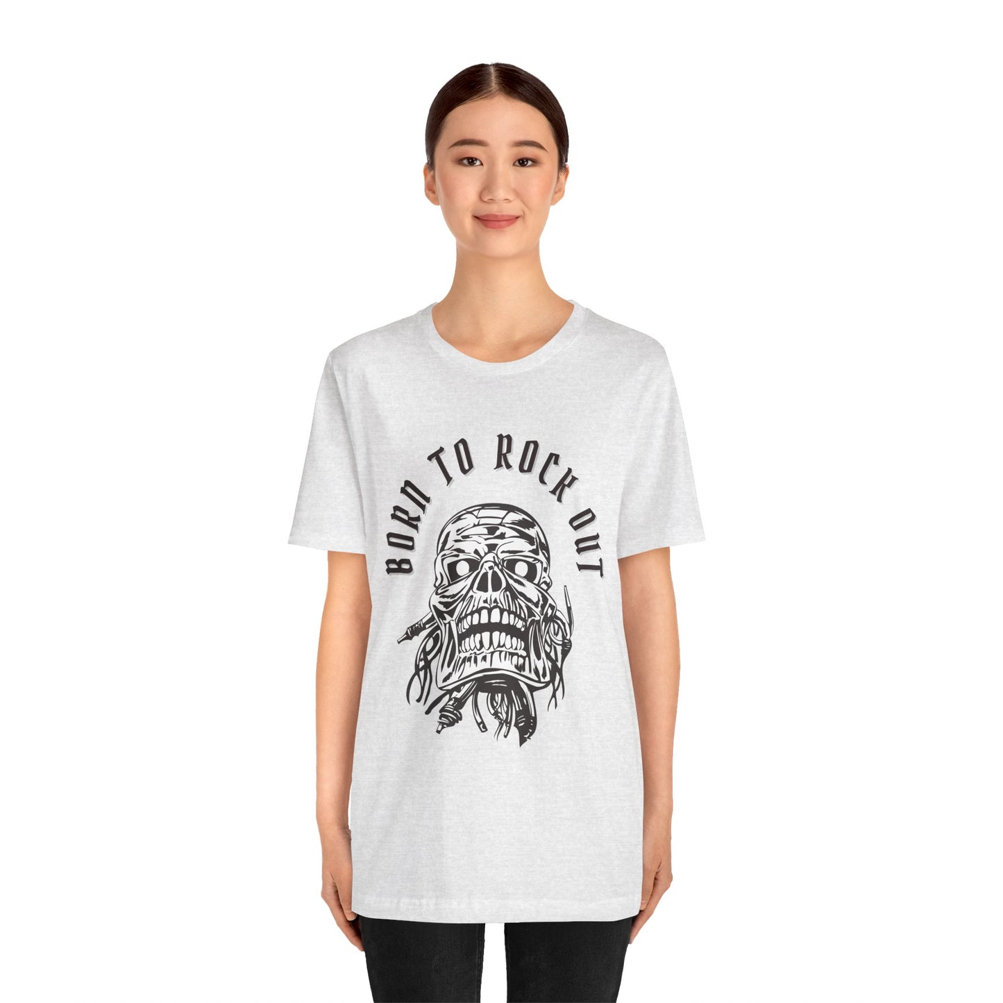 Skull Bandage Unisex Tee - Born to Rock