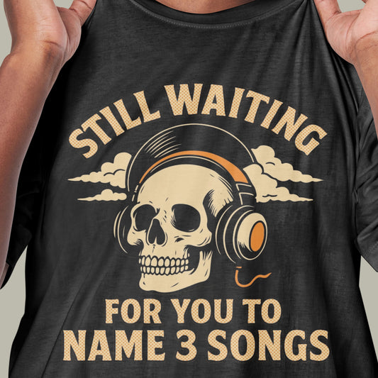 Name 3 Bands Skull T-Shirt