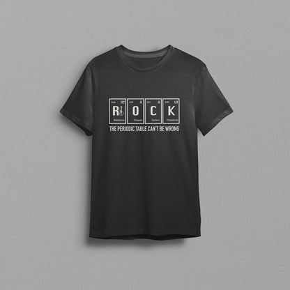 Rock n' Science Unisex, Funny Chemistry T-Shirt