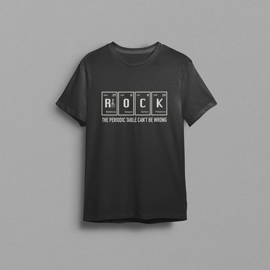 Rock n' Science Unisex, Funny Chemistry T-Shirt