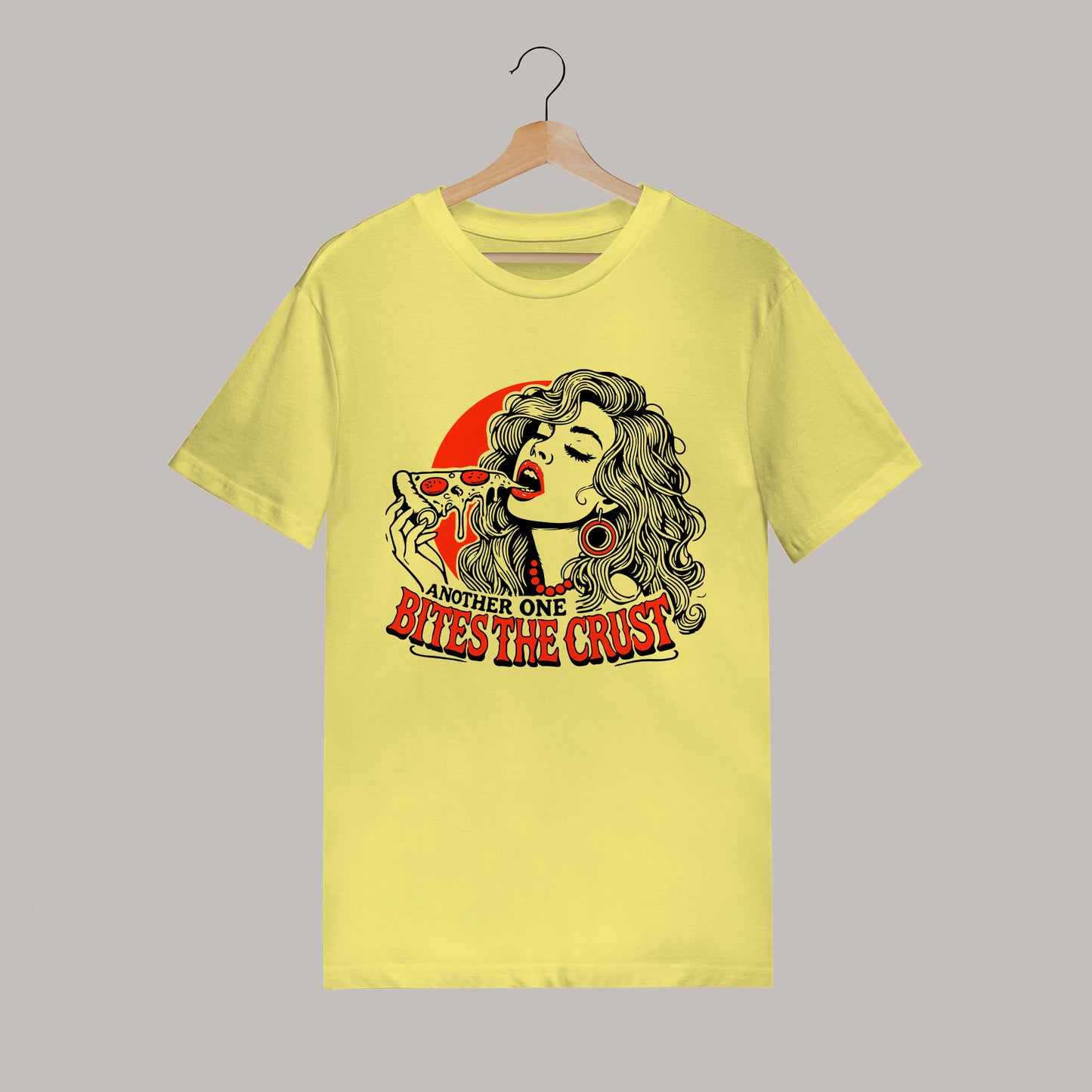 Retro Another one bites the crust, Vintage Unisex T-Shirt