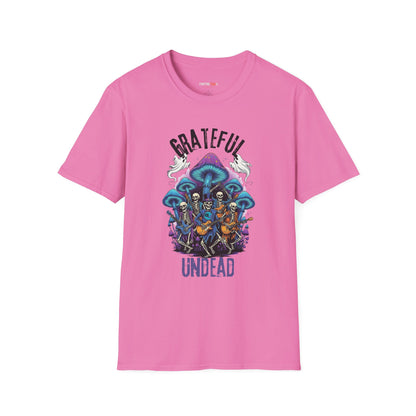 Grateful Dead Inspired Unisex T-Shirt, Softstyle Tee for Music Lovers, Psychedelic Shirt, Festival Apparel, Unique Gift Idea