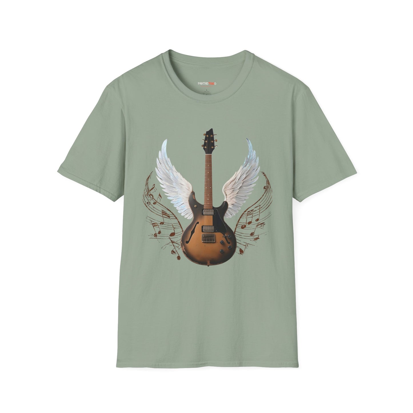 Winged Guitar Unisex T-Shirt, Music Lover Gift, Rock Band Merch, Casual Wear, Concert Outfit, Vintage Style