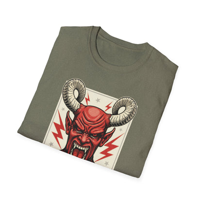 Diablo Graphic T-Shirt - Unisex Softstyle Tee for Music Lovers, Halloween Costume, Unique Gift, Vintage Style, Casual Wear