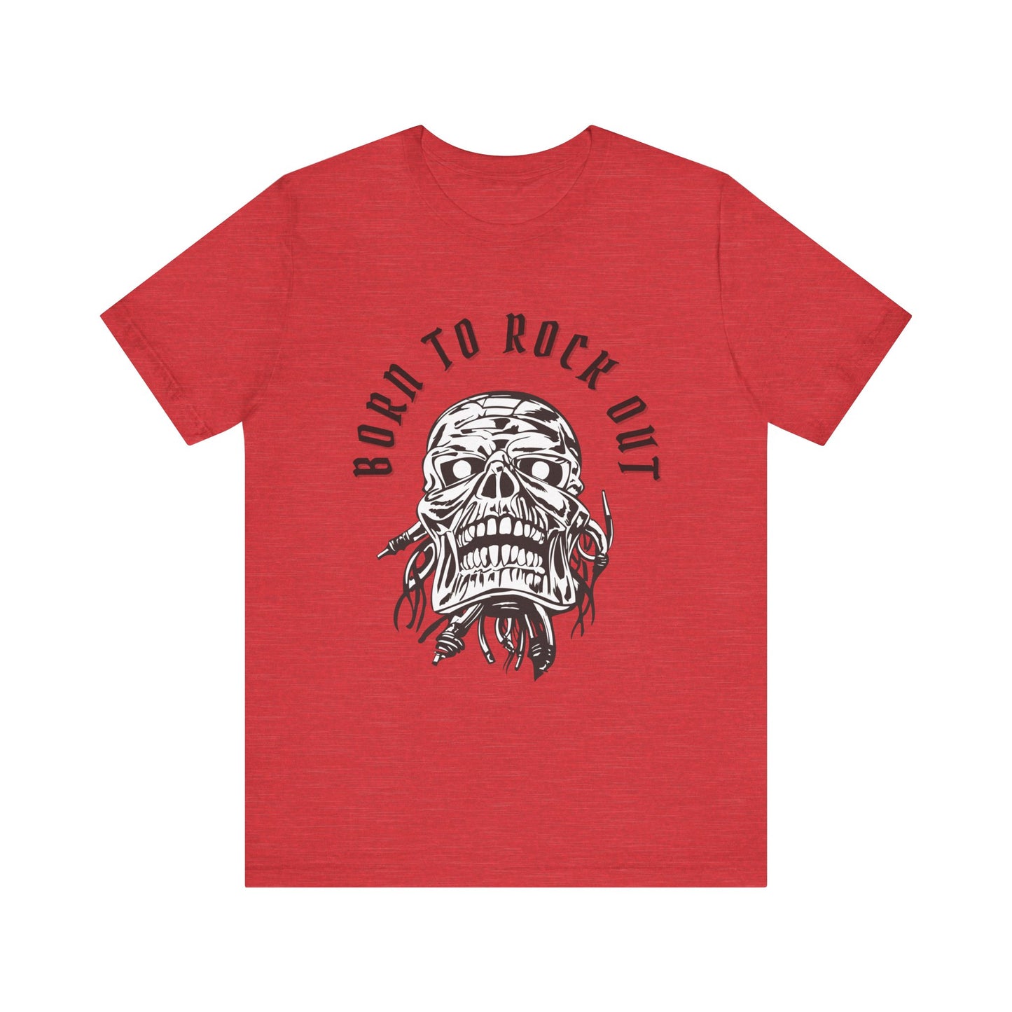 Skull Bandage Unisex Tee - Born to Rock