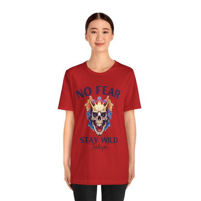 No Fear Dragon Skull tee