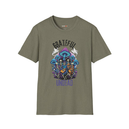 Grateful Dead Inspired Unisex T-Shirt, Softstyle Tee for Music Lovers, Psychedelic Shirt, Festival Apparel, Unique Gift Idea