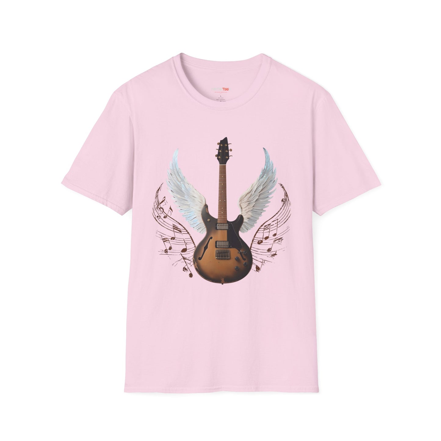 Winged Guitar Unisex T-Shirt, Music Lover Gift, Rock Band Merch, Casual Wear, Concert Outfit, Vintage Style