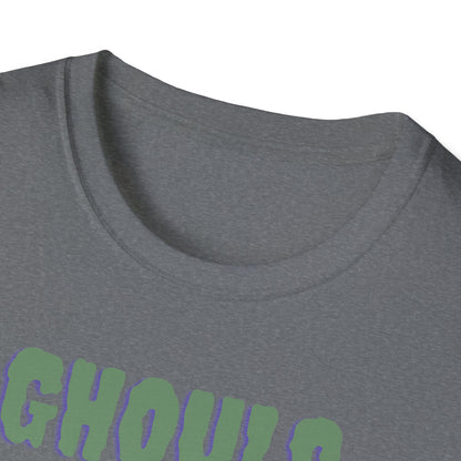 Halloween Skeleton Ghouls and Roses Band UnisexT-Shirt