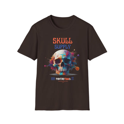 Skull Paint Splatter T-Shirt