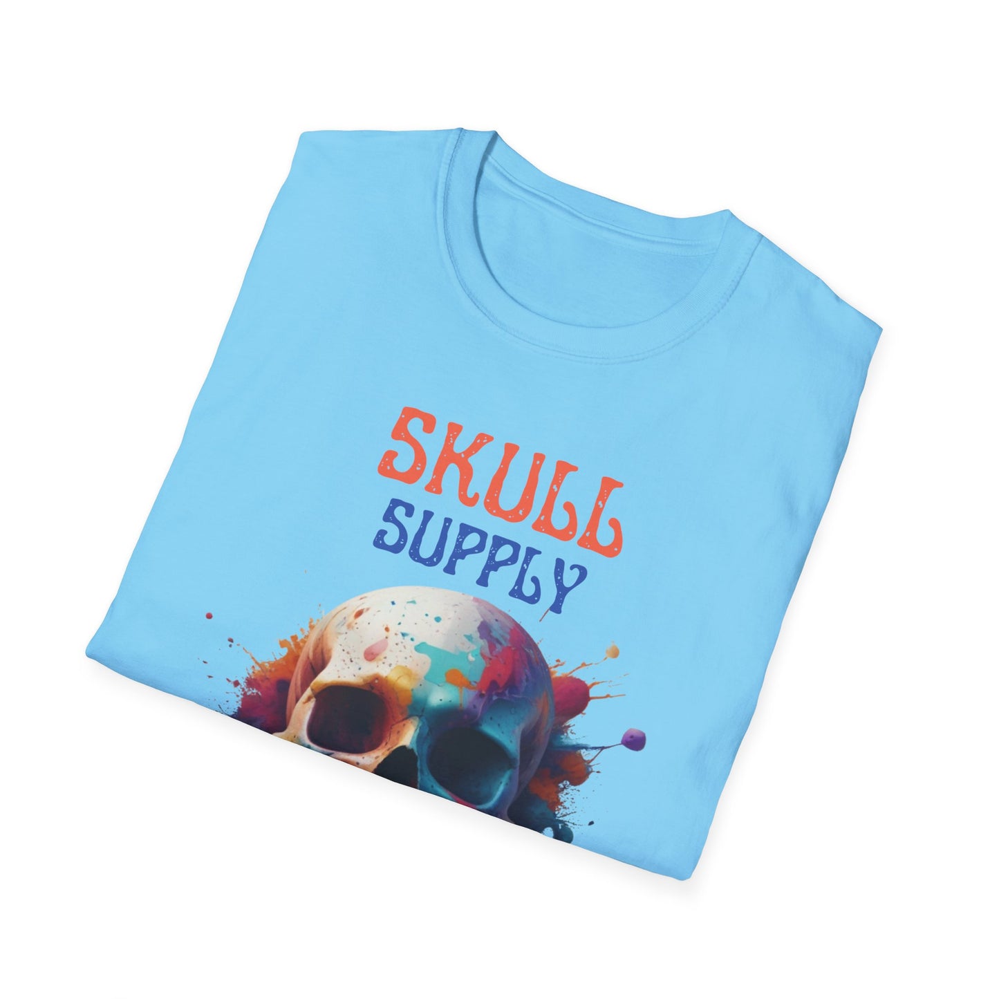 Skull Paint Splatter T-Shirt