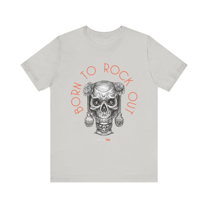 Born to Rock Out Skull Tee