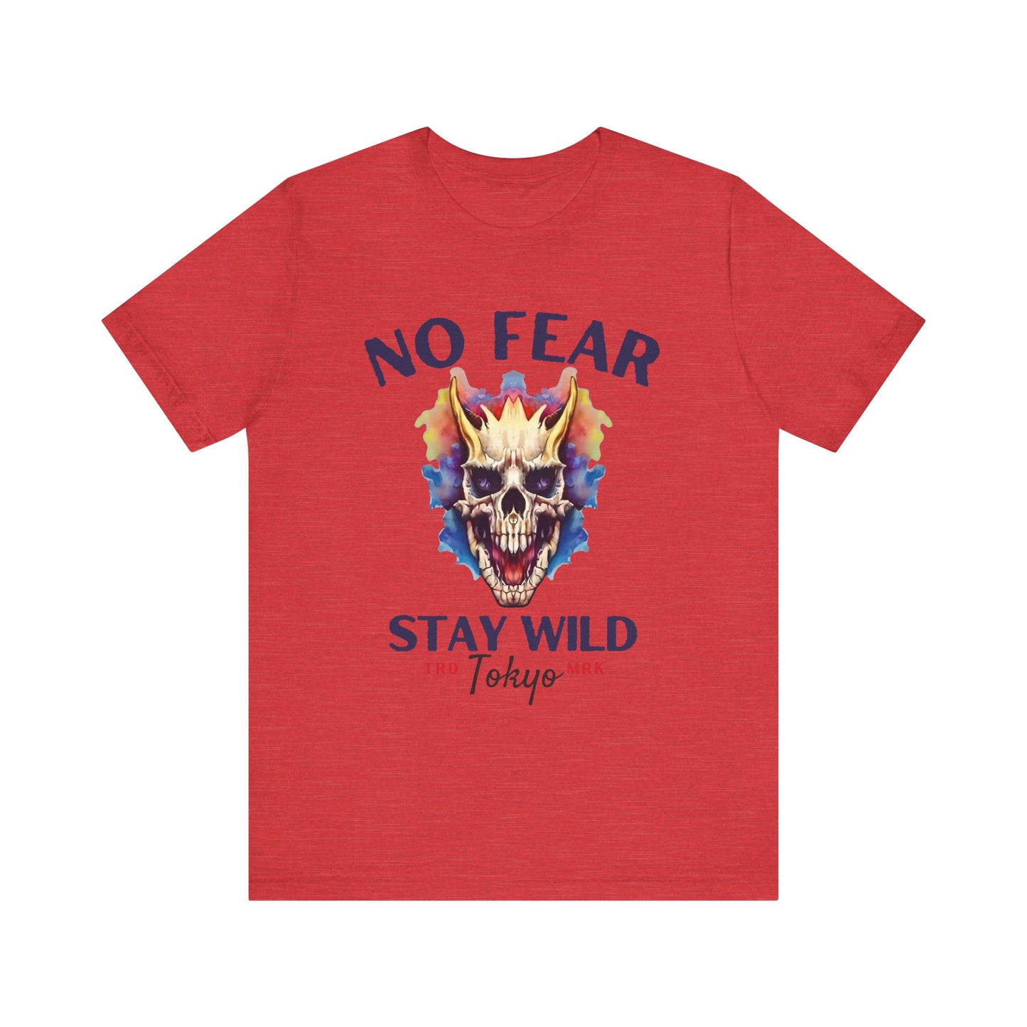 No Fear Dragon Skull tee