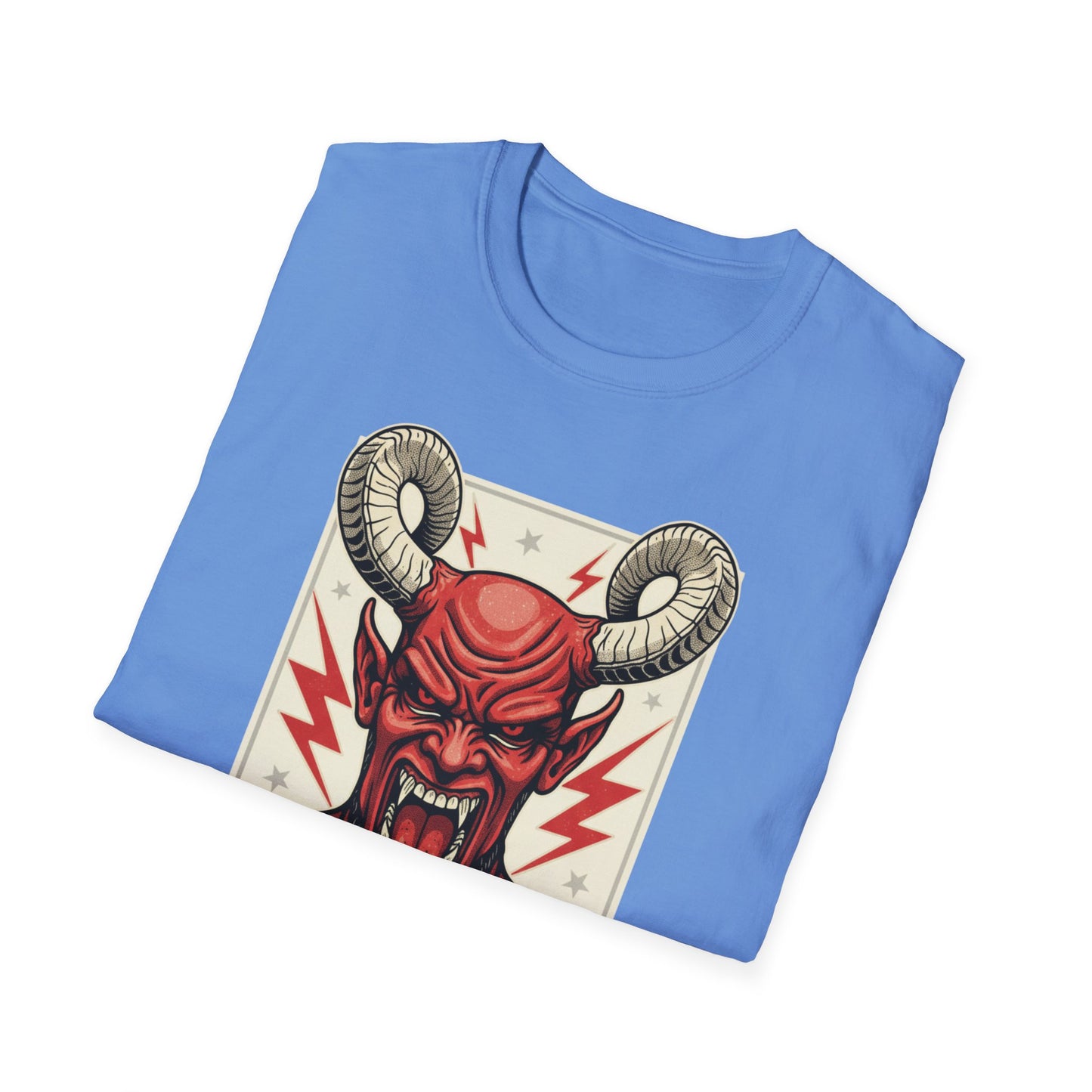 Diablo Graphic T-Shirt - Unisex Softstyle Tee for Music Lovers, Halloween Costume, Unique Gift, Vintage Style, Casual Wear