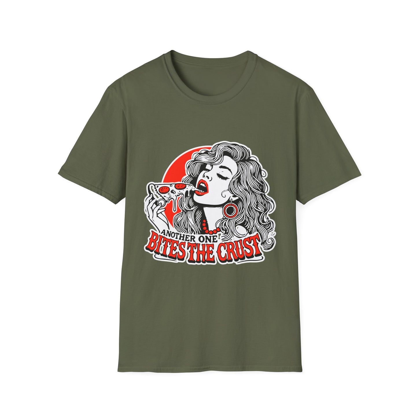 Retro Another one bites the crust, Vintage Unisex T-Shirt