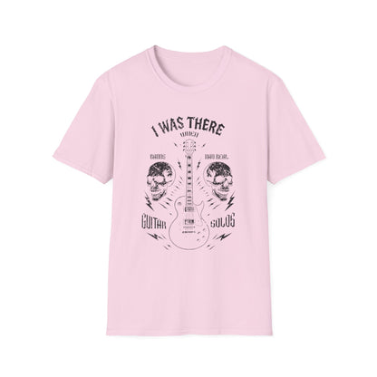 Music Lover's Unisex T-Shirt, I Was There When Bands Had Real Guitar Solos