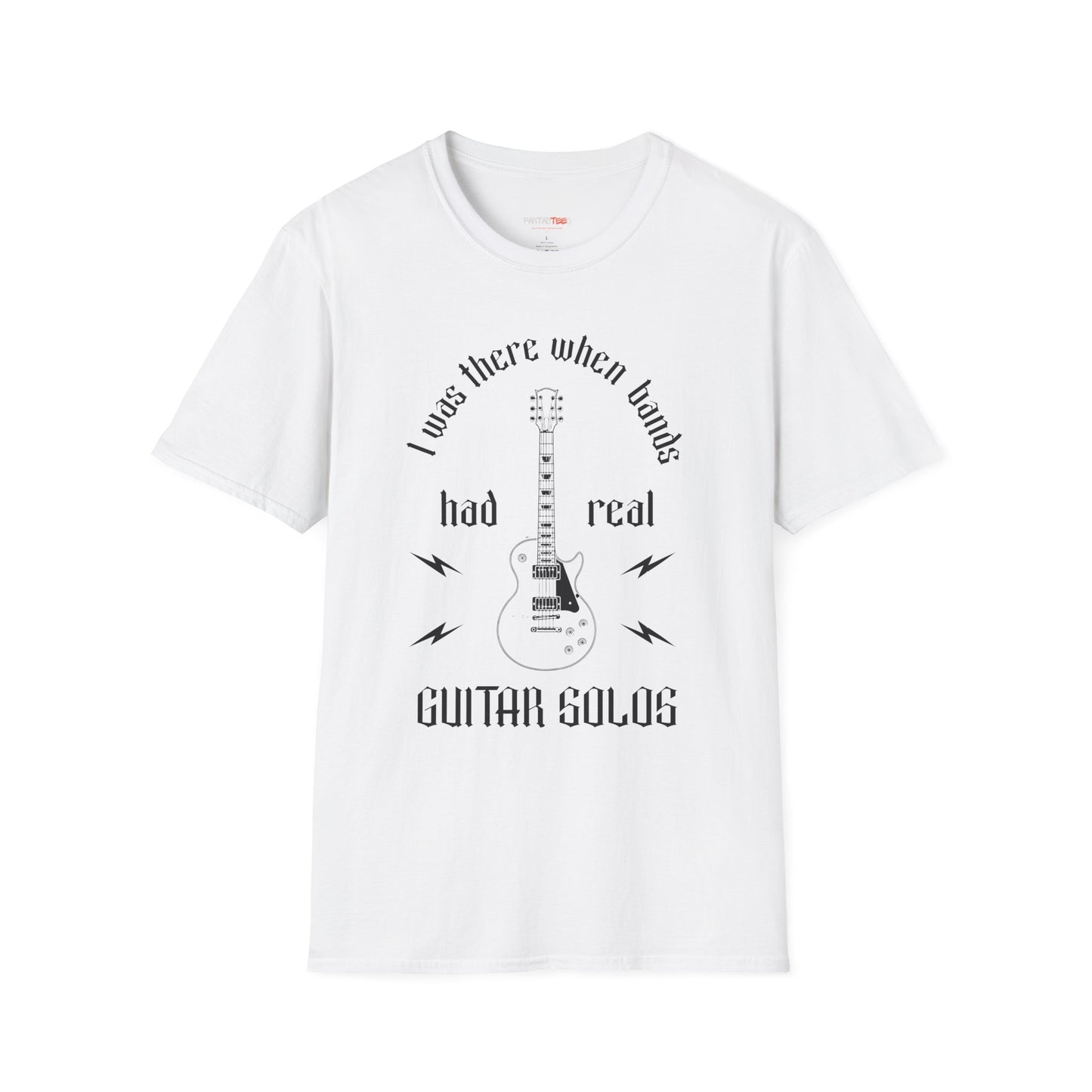 Retro I was there when bands had real Guitar Solos, Music Lover T-Shirt