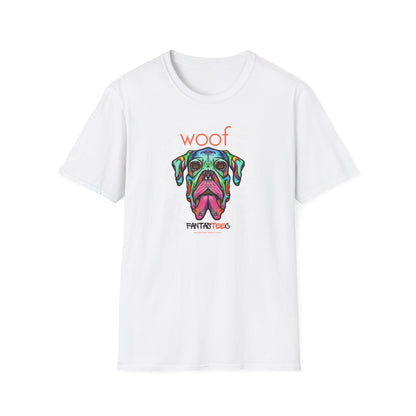 Colorful Dog Skull Tee