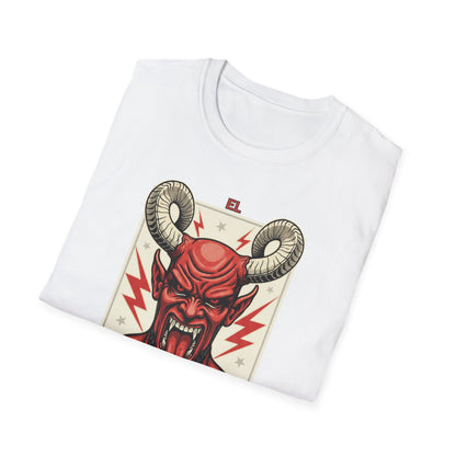 Diablo Graphic T-Shirt - Unisex Softstyle Tee for Music Lovers, Halloween Costume, Unique Gift, Vintage Style, Casual Wear