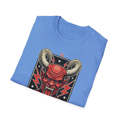 Diablo Graphic T-Shirt - Unisex Softstyle Tee for Music Lovers, Halloween Costume, Unique Gift, Vintage Style, Casual Wear