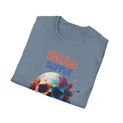 Skull Paint Splatter T-Shirt