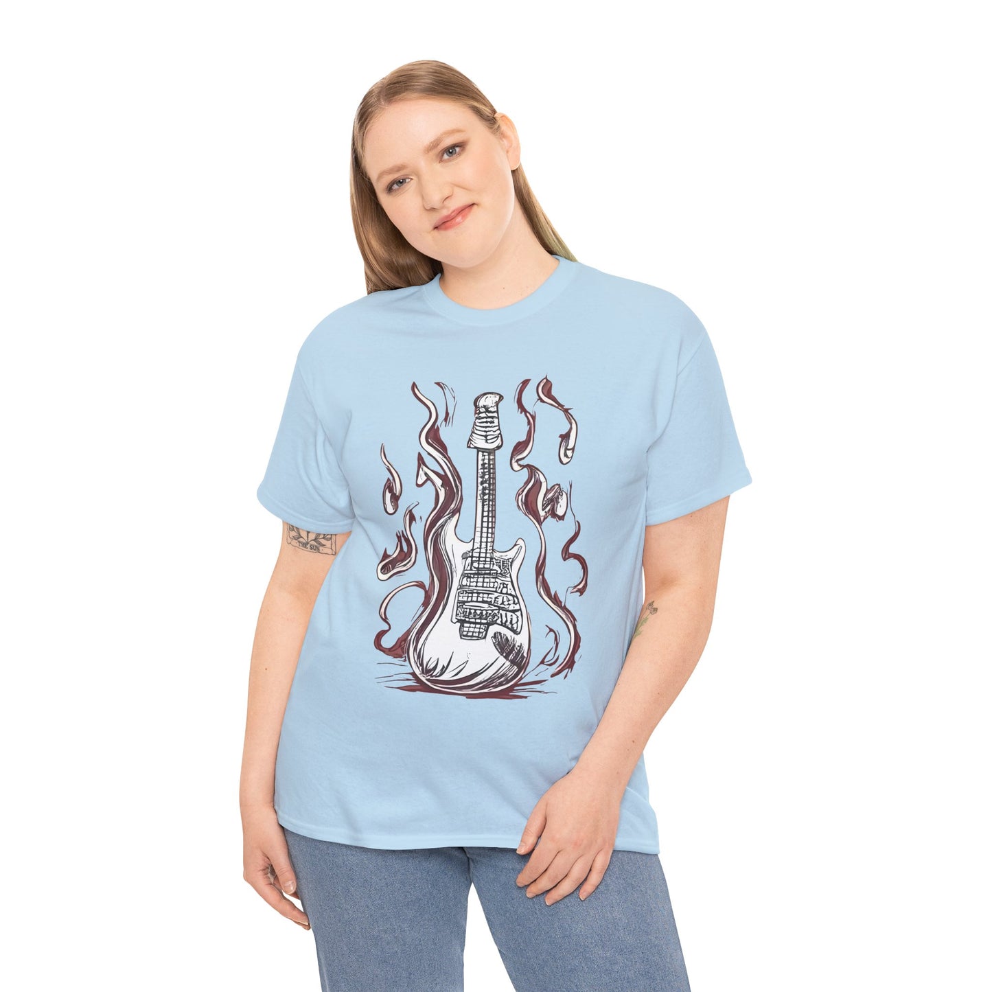 Guitar Flames Tee