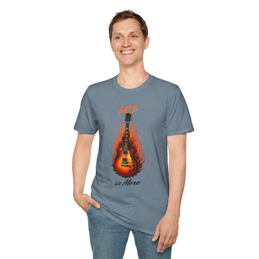Rock-Inspired Unisex T-Shirt: Les is More, Music Lover Gift, Casual Wear, Concert Outfit, Best Friend Birthday
