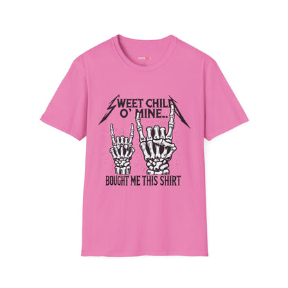 Rockin' Skeleton Sweet Child T-Shirt