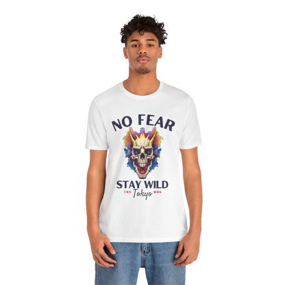 No Fear Dragon Skull tee