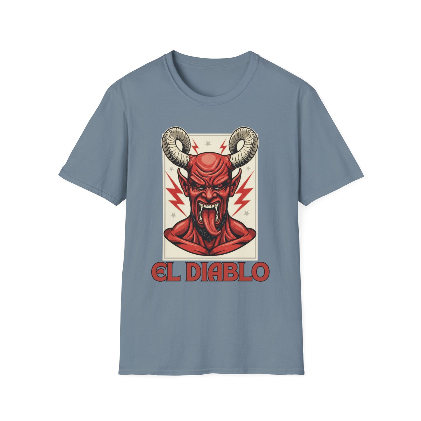 Diablo Graphic T-Shirt - Unisex Softstyle Tee for Music Lovers, Halloween Costume, Unique Gift, Vintage Style, Casual Wear