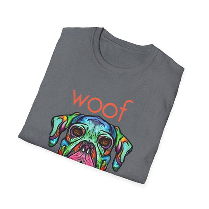 Colorful Dog Skull Tee