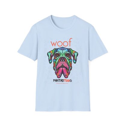 Colorful Dog Skull Tee