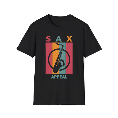 Unisex Sax Appeal T-Shirt - Soft and Stylish, Perfect for Music Lovers, Casual Outfits, Concerts, Gifts for Musicians, Relaxed Fit Tee