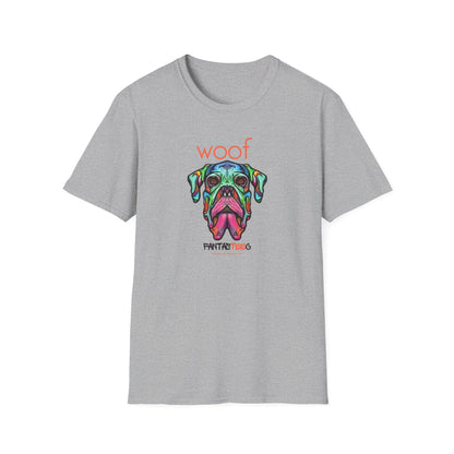 Colorful Dog Skull Tee