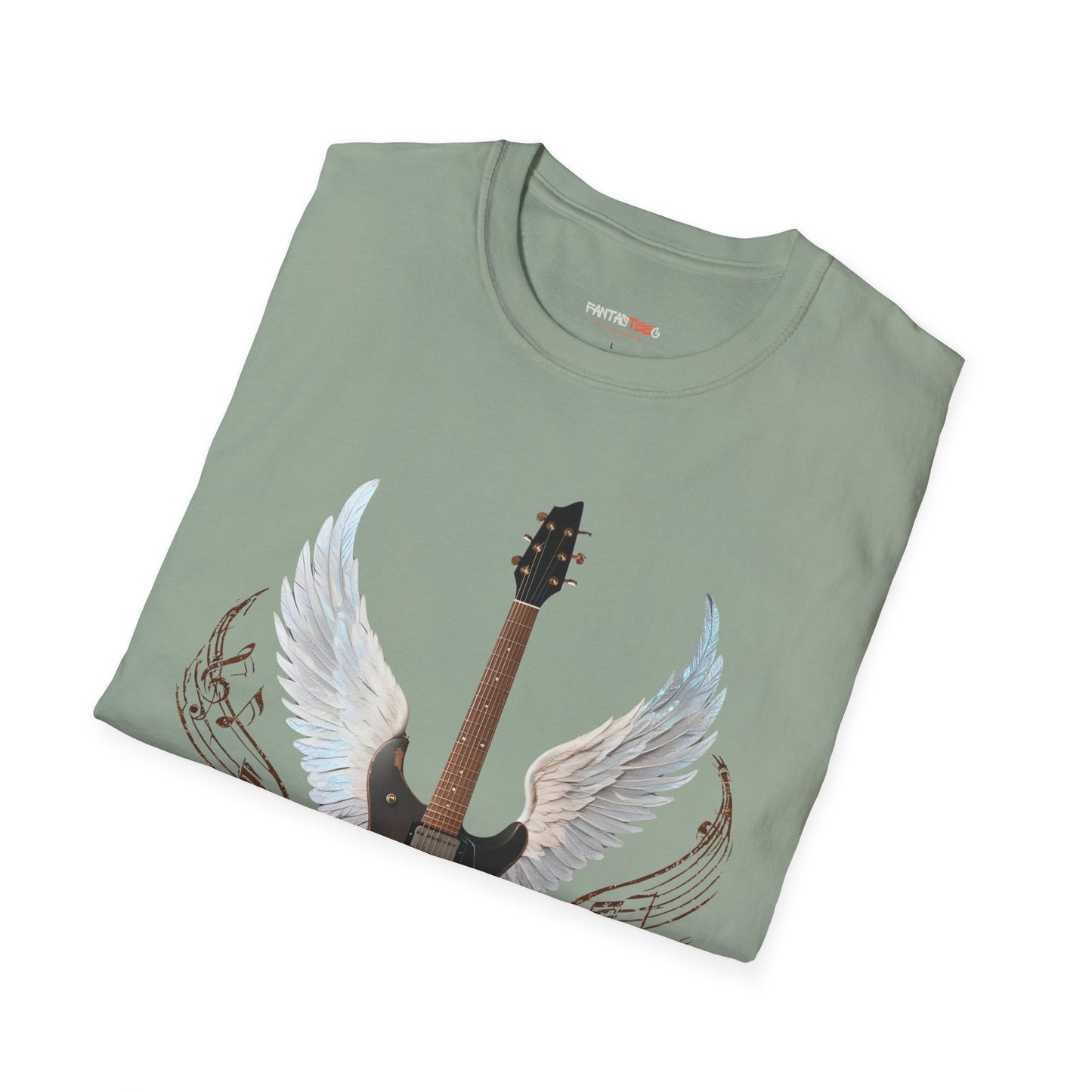 Winged Guitar Unisex T-Shirt, Music Lover Gift, Rock Band Merch, Casual Wear, Concert Outfit, Vintage Style
