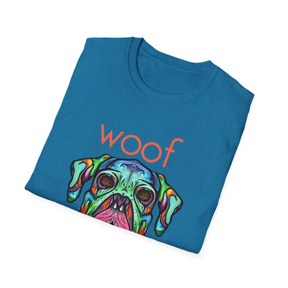 Colorful Dog Skull Tee