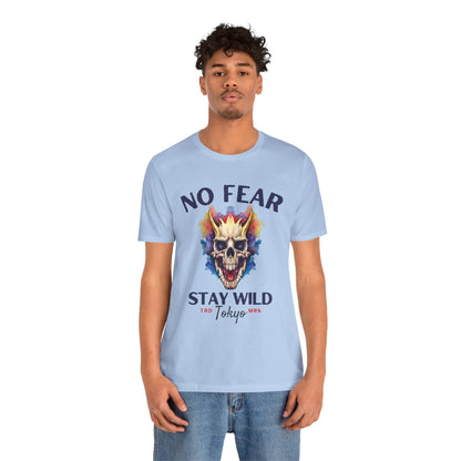 No Fear Dragon Skull tee