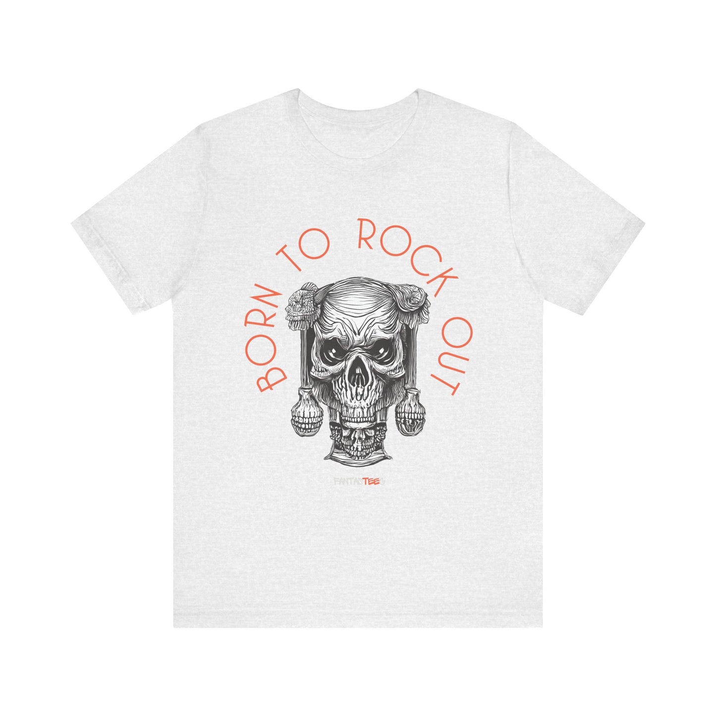 Born to Rock Out Skull Tee