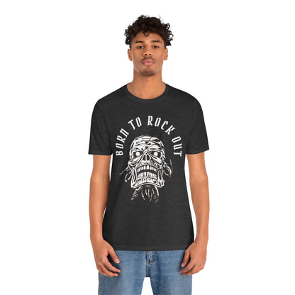 Skull Bandage Unisex Tee - Born to Rock