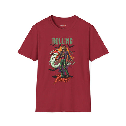 Rolling Bones Halloween Unisex softstyle T-Shirt