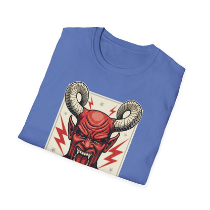 Diablo Graphic T-Shirt - Unisex Softstyle Tee for Music Lovers, Halloween Costume, Unique Gift, Vintage Style, Casual Wear