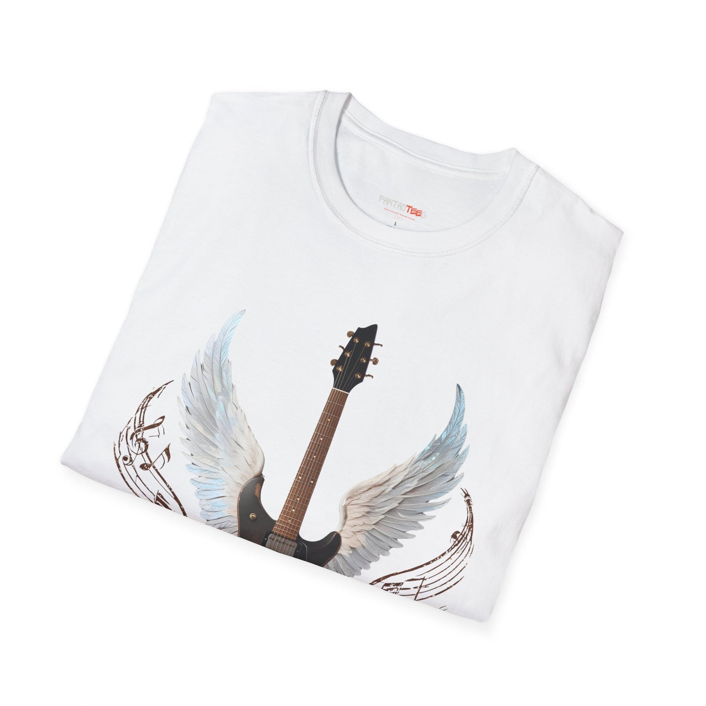 Winged Guitar Unisex T-Shirt, Music Lover Gift, Rock Band Merch, Casual Wear, Concert Outfit, Vintage Style