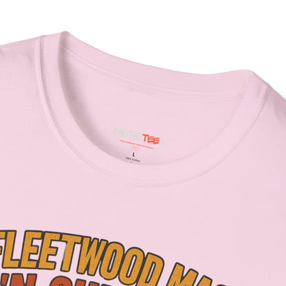 Funny Music-Themed T-Shirt, Fleetwood Mac 'n Cheese Graphic Tee, Unisex Tee for Foodies, Gift for Music Lovers, Casual Wear, Festival Shirt